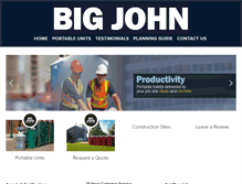 Tablet Screenshot of bigjohnusa.com